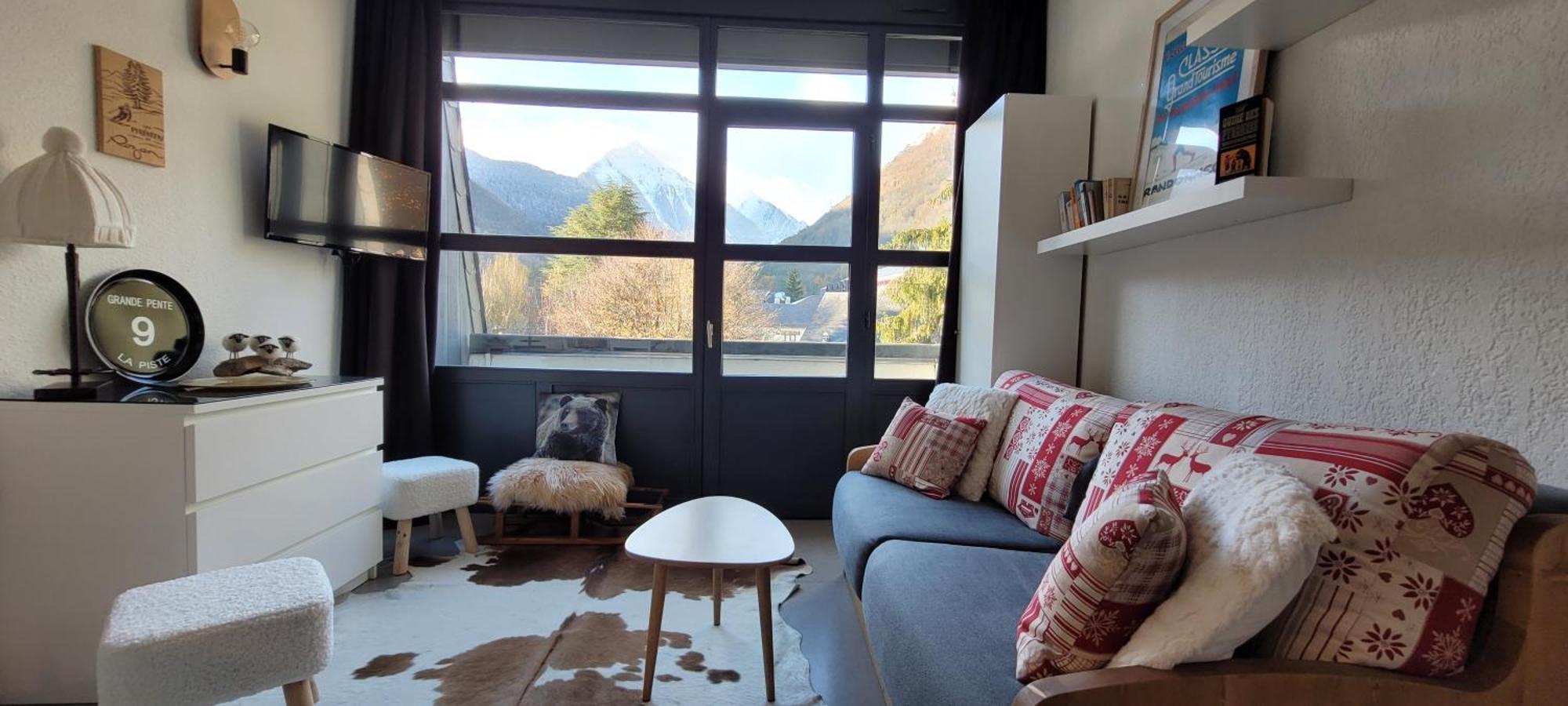 Vue Exceptionnelle T2 Saint Lary Soulan, 4 Personnes Apartment Bagian luar foto